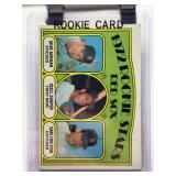 1972 Topps Rookie Stars #79 Mike Garman, Cecil Cooper, Carlton Fisk