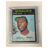 1971 Topps Hank Aaron #400 Atlanta Braves Baseball Card