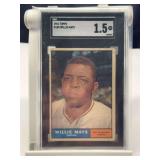 1961 Topps #150 Willie Mays SGC 1.5