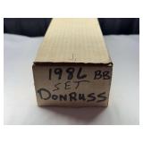 1986 Donruss Baseball Complete Set with Rated Rookie Cards