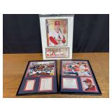 (3) St. Louis Cardinals Framed Memorabilia Collection