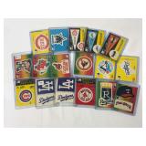 (17) 1981-1983 Fleer MLB Baseball Team Logo Sticker Collection
