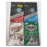 (4) Sealed Baseball Card Boxes: 1991 Leaf Series 1 & 2, 1991 Upper Deck, 1990 Upper Deck