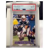 2002 Upper Deck Tom Brady #98 PSA 8