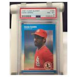1987 Fleer Glossy Ozzie Smith #308 PSA 8