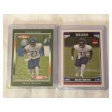 (2) 2006 Topps Total #448 and 2006 Topps #334 Devin Hester Rookie Card Lot
