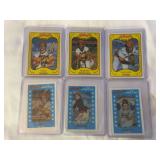 (6) 1981-1982 Kellogg's 3-D Super Stars Baseball Card Lot - Puhl, Cedeno, Richard, Howe, Sutton, Hooton