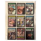 1985 Topps Football (9 Card) Lot Including Walter Payton Record Breaker
