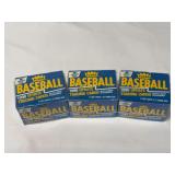 (3) 1990 Fleer Baseball Update Trading Cards Factory Sealed Boxes