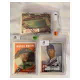 (3) 1996 Topps Chrome Mickey Mantle Commemorative Set #10, 1997 Topps Baseball Thrills #406, and 1994 Topps Chrome Nolan Ryan #606 Lot