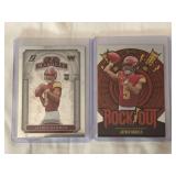 (2) 2024 Panini Jayden Daniels Rookie Card Lot - Zenith Z-Marquee #2 & Absolute Rock Out #RO-JDS