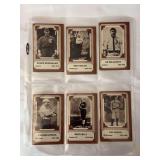 1974 Fleer Pioneers of Baseball Set (6 Cards) - Roger Bresnahan, Ned Hanlon, Ed Delahanty, Dan Brouthers, Mike Kelly, Cap Anson
