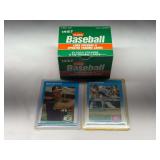 1987 Fleer Baseball Update Set Box with Mark McGwire and Greg Maddux Cards