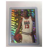 1994-95 Sports Stars USA Shaquille O'Neal Dream Team II Prism Insert Card #175