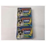 (3) 1990 Bowman Hockey Premier Edition Complete Set (264 Cards)