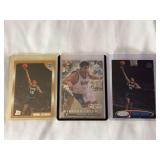 (3) 1998-99 Predrag Stojakovic Rookie Card Lot (Topps #201, Upper Deck Black Diamond #106, Topps Stadium Club #193)