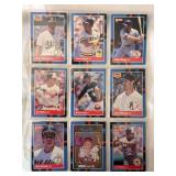 (18) 1988 Donruss Baseball Card Collection Featuring Mark McGwire, Barry Bonds, Nolan Ryan, and Cal Ripken