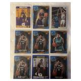 (9) 2017-18 Panini Donruss and NBA Hoops Basketball Rookie Card Lot - Kyle Kuzma, Jarrett Allen, Malik Monk, Bruce Drew