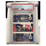 1996 Upper Deck Collector's Choice Mini II Kobe Bryant (RC)/ Jermaine O'Neal / Kevin Garnett #M129/M158/M139 PSA 6