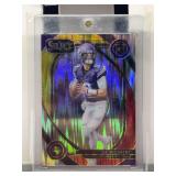2024 Panini Select Football J.J. McCarthy Rookie Card #246 Red and Yellow Shock Parallel