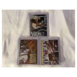 (3) 1994-95 Fleer Shaquille O'Neal Lot of 3 Cards: All-NBA Third Team #12, Young Lions #5, NBA Superstars #16