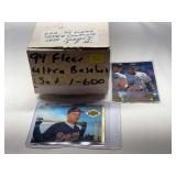 1994 Fleer Ultra Baseball Complete Set (1-600) with Chipper Jones Rookie and Ken Griffey Jr.