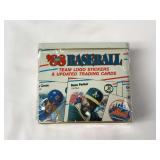 1988 Fleer Baseball Commemorative Collectors Tin - 132 Updated Trading Cards & 22 Team Logo Stickers