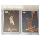 (2) 1997-98 SkyBox Michael Jordan #29 and 1995-96 SkyBox Michael Jordan #15 Basketball Card Lot