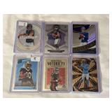 (6) Football Trading Cards