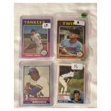 (4) Topps Baseball Star Cards