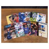 Collection of 1990s Sports Publications including Beckett Basketball, Football, and Hockey Monthly