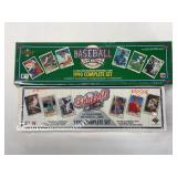 (2) 1990 and 1991 Upper Deck Baseball Factory Sealed Complete Sets