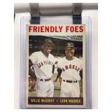 1964 Topps Friendly Foes Willie McCovey / Leon Wagner #41 Baseball Card