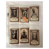 1974 Fleer Pioneers of Baseball Set Partial (6 Cards) - Pud Galvin, Amos Rusie, John Glasscock, Tommy McCarthy, Home Run Baker, Harry Wright
