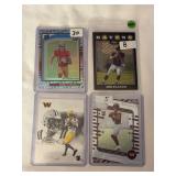 (4) Modern Football Rookie Cards