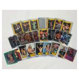 Assorted Professional Wrestling Trading Card Collection - Panini Prizm, WCW, and WWF