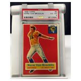 1956 Topps Norm Van Brocklin #6 Los Angeles Rams PSA 4