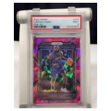 2022-23 Panini Prizm LeBron James #134 Pink Ice Parallel PSA 9