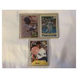 (3) Ken Griffey Jr. Baseball Card Lot: 1992 Front Row Club House Series #3, 1992 Front Row All-Star Promo, and 1995 Pinnacle #128