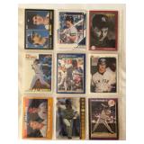 (9) Don Mattingly New York Yankees Baseball Card Collection