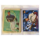 (2) 1995 Fleer E-Motion Alex Rodriguez Rookie #10 and 1995 Upper Deck Alex Rodriguez Star Rookie #215 Lot