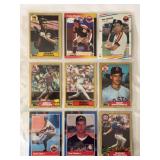 (9) 1987-1989 MLB Baseball Card Collection Including Bobby Bonilla, Craig Biggio, Ken Caminiti, Wally Joyner, Ruben Sierra, Mike Greenwell, David Cone, Tom Glavine, and Rafael Palmeiro