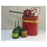 Eagle Manufacturing Oil Can and John Deere Oiler Cans
