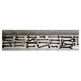 Collection of Decorative Iron Wrenches