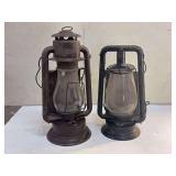 Pair of C.T. Ham and Prichard and Rochester Railroad Lanterns