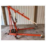 Hein-Werner Portable Crane with Hydraulic Unit