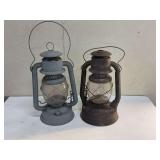 Dietz No. 2 D-Lite Kerosene Lantern Pair