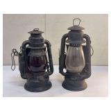 Pair of Dietz Railroad Lanterns