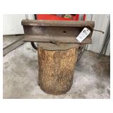 Railroad Anvil with Axe Head