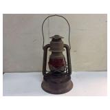 Dietz Little Wizard Railroad Lantern with Red Globe